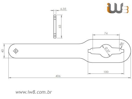 Chave Para Porca Fundida 5/8 De Barra De Ancoragem