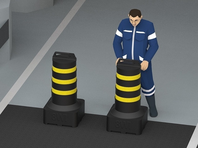 Cilindro Canalizador de Tráfego Super Cone