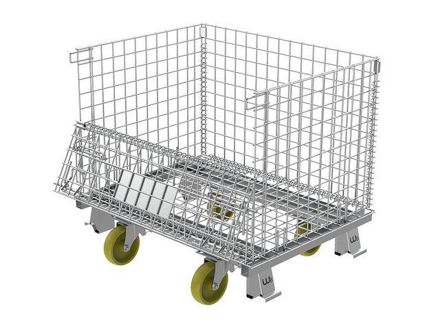 Container Aramado Industrial com Rodas