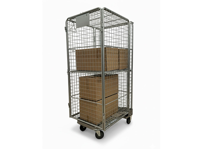 Container Aramado Usado com Rodas Armazenamento