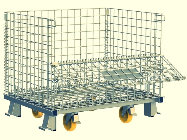 Container Aramado Usado Rodinhas Armazenagem