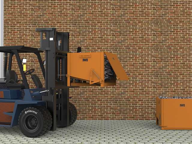 Container Tipo Industrial para Empilhadeira