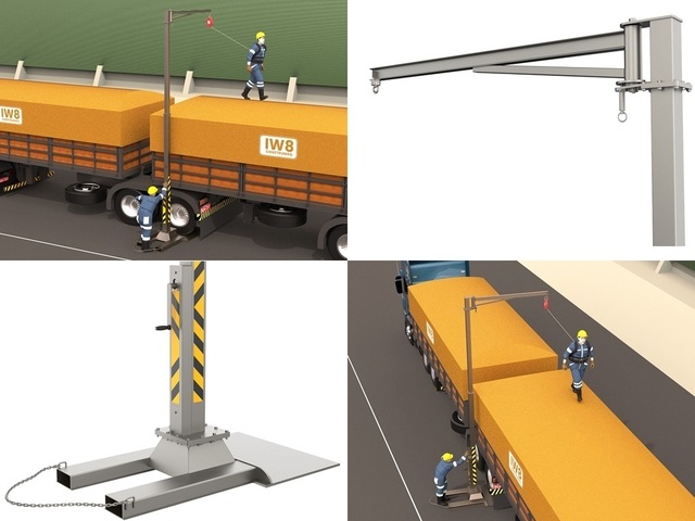 Equipamento Linha de Vida Caminhão 360 Contra Peso Pneu