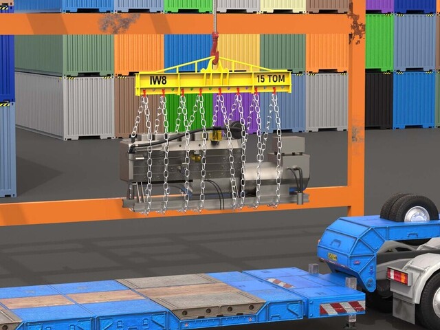 Equipamentos de Elevação de Carga 15ton 2,5m 16 Olhal