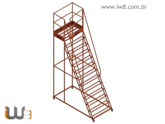 Escada Plataforma de Trabalho