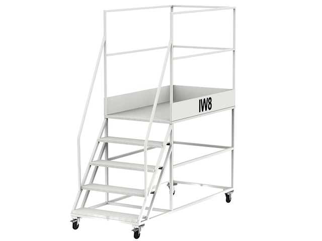 Fabrica de Escadas para Supermercados 1,2m Rodas