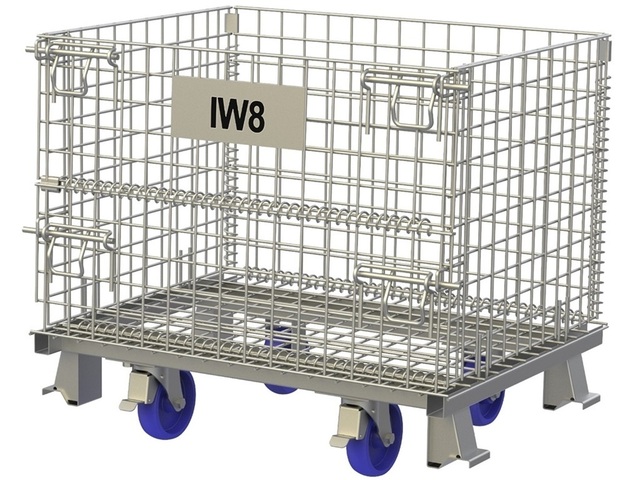 Gaiola Aramada Atacado Transporte com Rodas