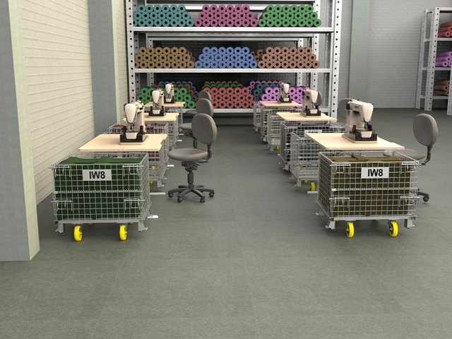 Gaiola Aramada Rack Estoque Transporte com Rodas