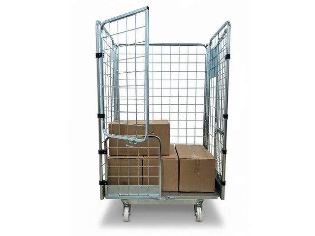 Gaiola Armazenamento Aramada com Rodas