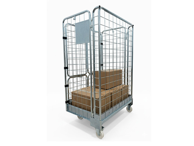 Gaiola com Rodízio Armazenagem Transporte Estoque