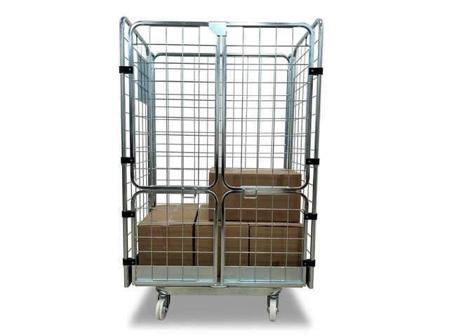 Gaiola de Ferro com Rodas Armazenagem Logística