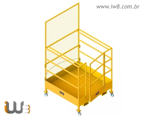 Gaiola de Proteção para Empilhadeira