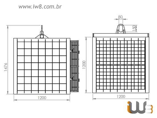 Gaiola Içamento de Cargas