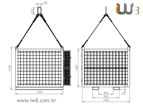 Gaiola Industrial Aramada