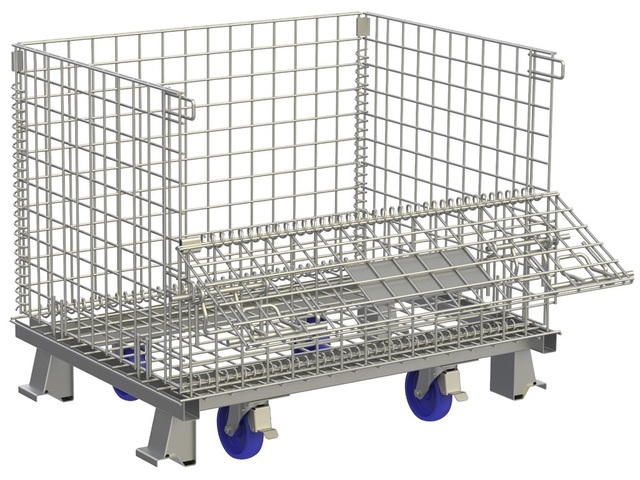 Gaiola Industrial para Logística Transporte com Rodas