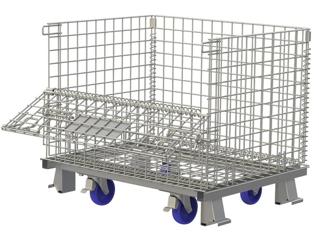 Gaiola Industrial Transporte com Rodas