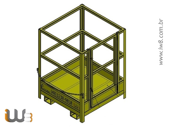Foto do produto - Gaiola Manipulador Telescópico 1000x1000x1380
