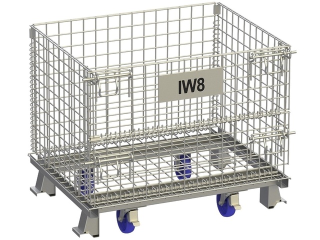 Gaiola para Armazenagem Transporte com Rodas