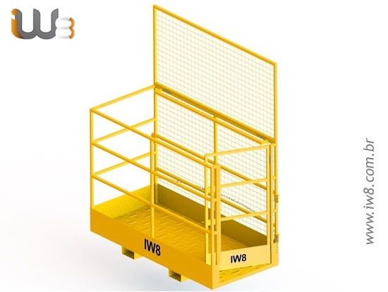 Gaiola para Elevação de Pessoas com Empilhadeira