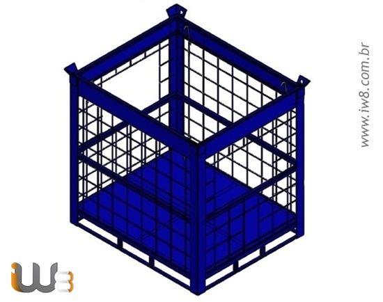 Gaiola para Empilhamento e Armazenamento de Container Ibc