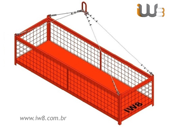 Foto do produto - Gaiola para Escoras 3.1m x 1.0m x 0.70m Cap. 2000kg