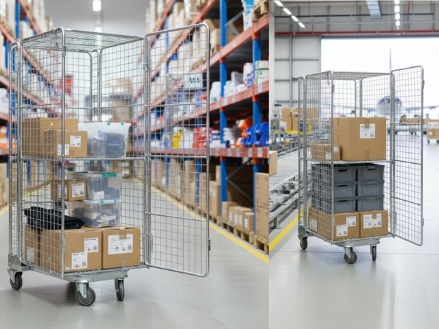 Gaiola para Estocagem com Rodas