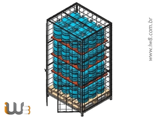 Foto do produto - Pallet Gaiola para Armazenamento