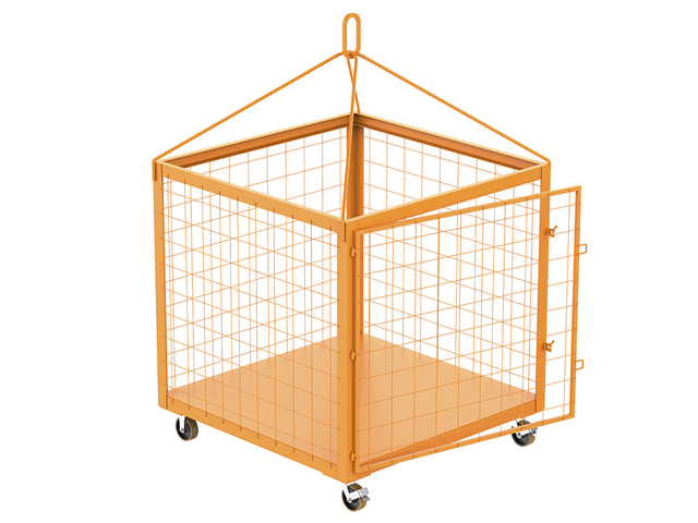 Gaiola para Içamento com Rodas para Logística