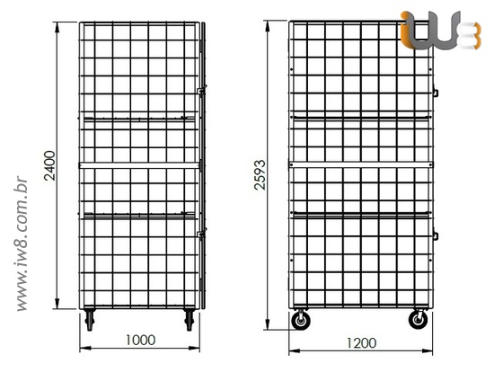 Gaiola para Logística