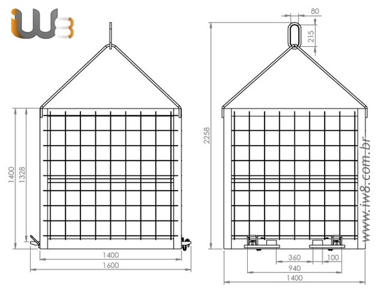 Gaiola para Pallet