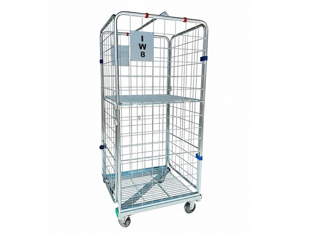 Foto do produto - Carrinho Armazenamento Tipo Gaiola Aramada