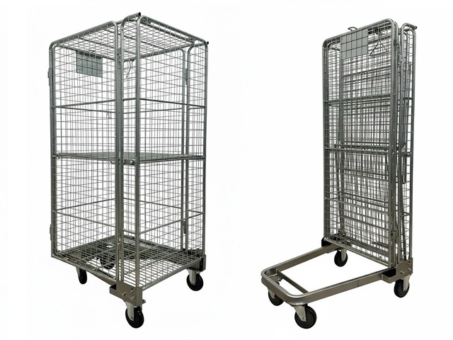 Gaiola Picking Transporte com Rodas