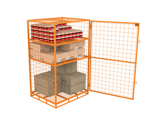 Gaiola Rack Aramado Prateleira Divisória Alta Porta