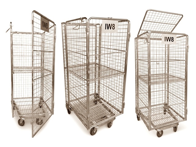 Gaiolas Aramada para Armazenagem com Rodas