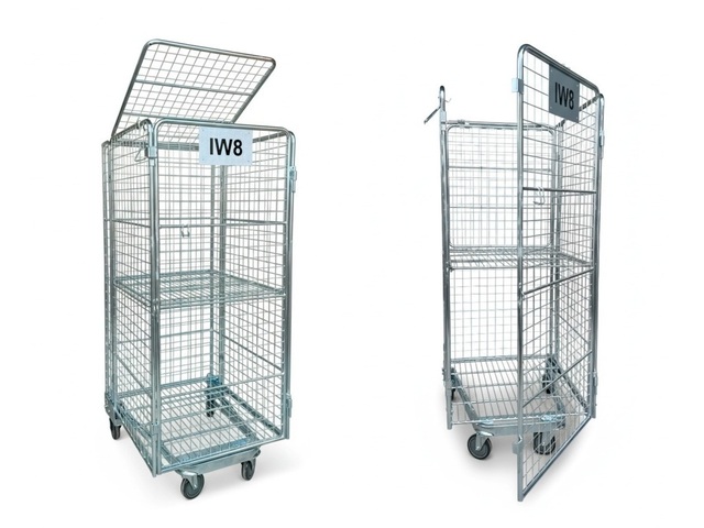 Gaiolas Aramada Rack Transporte com Rodas
