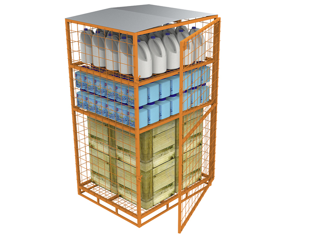 Foto do produto - Gaiola com Divisórias para Armazenamento