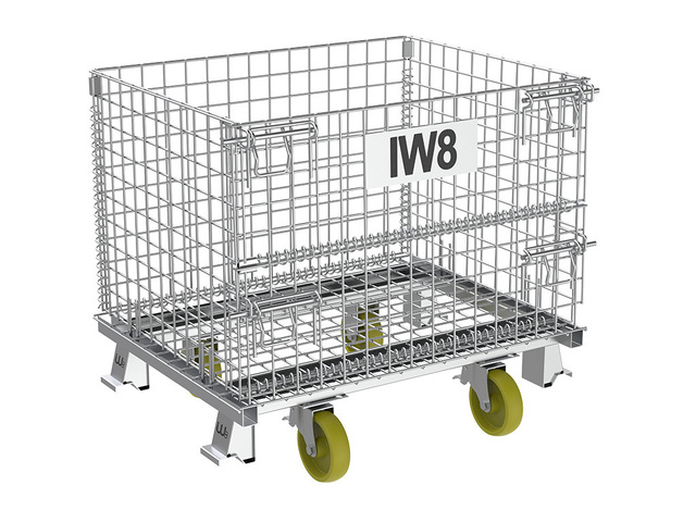 Gaiolas Desmontáveis Aramadas com Roda