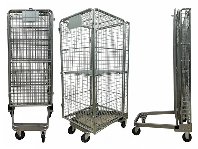 Gaiolas Metálica Aramada Industrial com Rodas