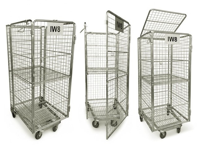 Gaiolas Metálicas para Transporte com Rodas