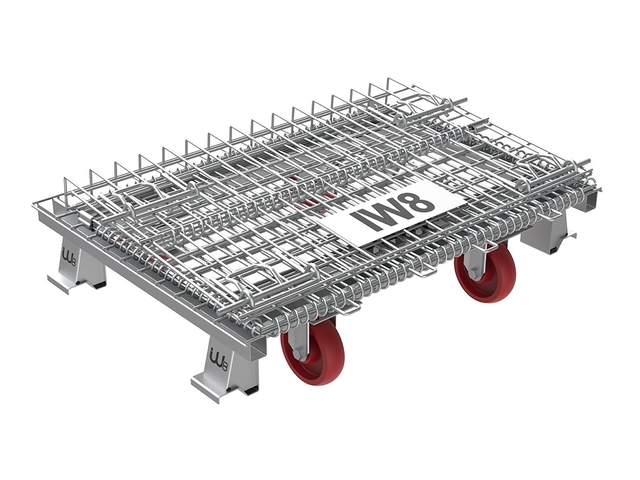 Gaiolas para Logística Dobrável Produtos Rodas