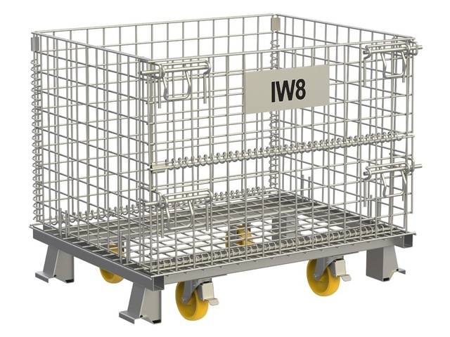 Gaiolas para Transporte de Cargas Armazenamento com Rodas