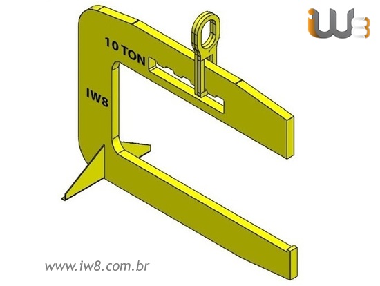 Gancho C Industrial para Bobinas