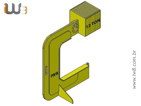 Gancho C para Bobinas 12ton