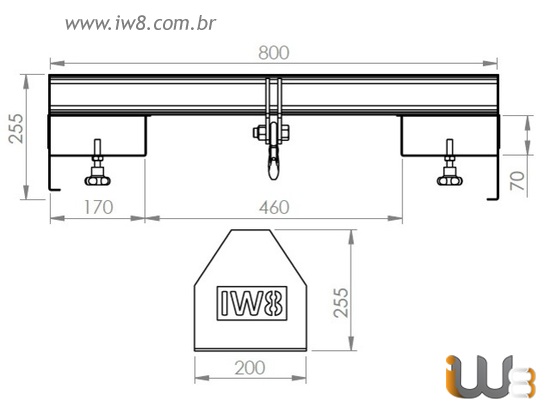 Gancho para Içamento com Empilhadeira