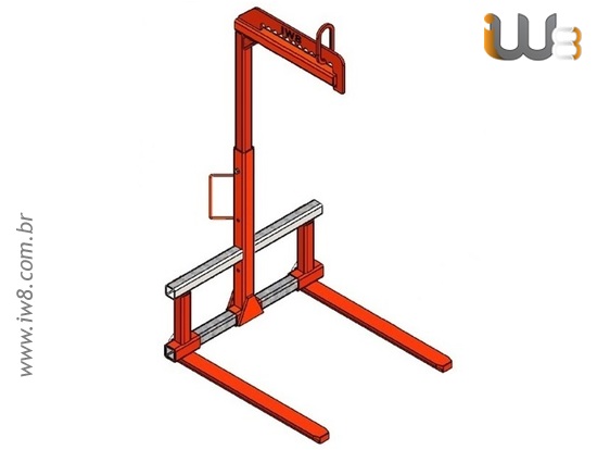 Foto do produto - Garfo Paleteiro 1.500kg Regulável