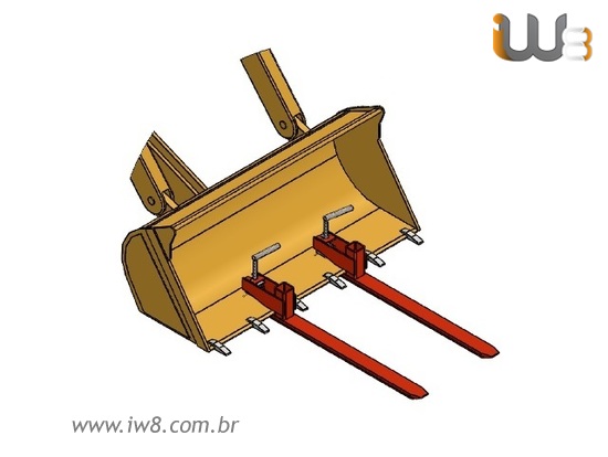 Garfo para Pá Carregadeira Usado