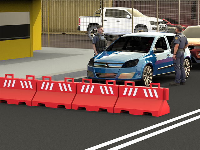 Gelo Baiano Plástico Trânsito Tráfego Viário