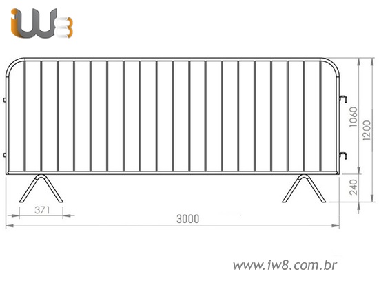 Gradil de Proteção para Eventos