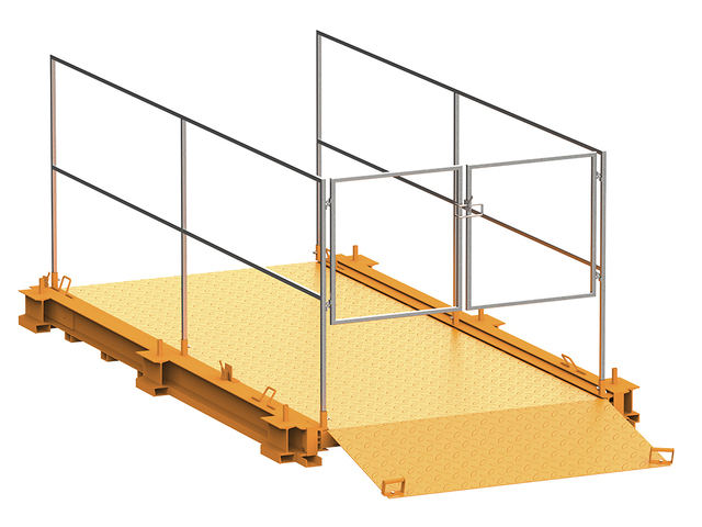 Grua Elevatória Plataforma Carga Descarga