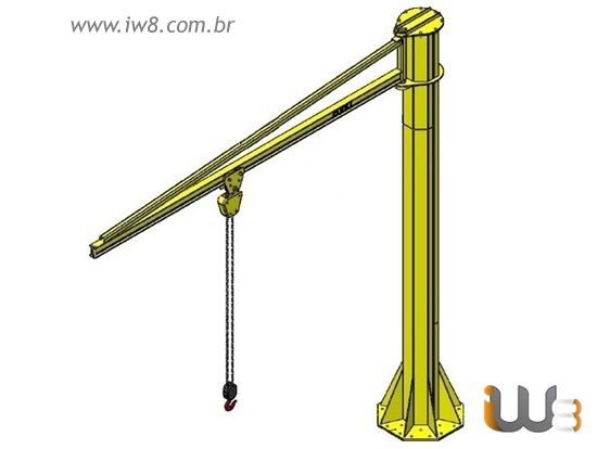 Guindaste Giratório de Coluna Preço